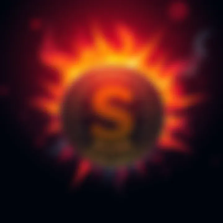 A digital representation of the new Solana coin featuring elements inspired by Valeria Marquez, symbolizing awareness and accountability for online safety.