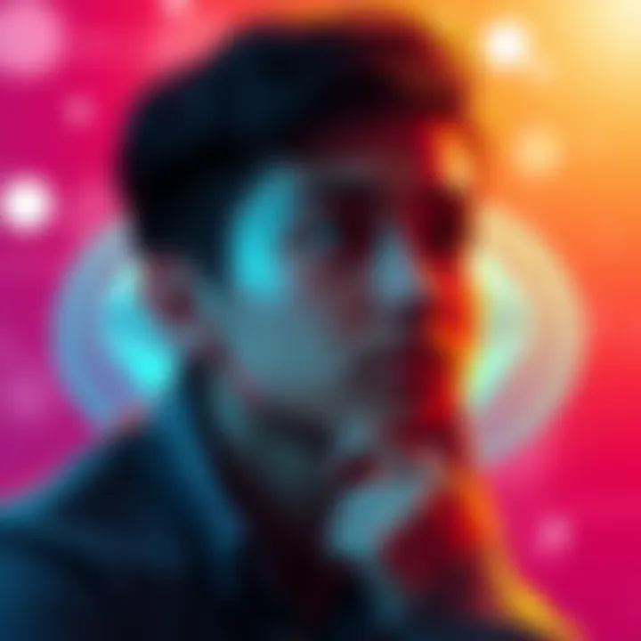 A young person contemplating career choices in blockchain, with logos of Solana and Ethereum visible in the background.
