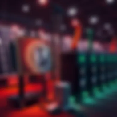 Solar Panels with Bitcoin Mining Setup A setup featuring solar panels powering multiple Bitcoin mining units, showcasing the synergy of renewable energy and cryptocurrency mining.