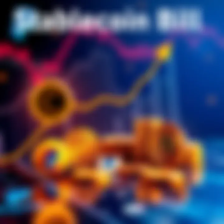 A graphic showing a rising graph with coins symbolizing stablecoins, alongside logos of Circle and PayPal, highlighting financial innovation.