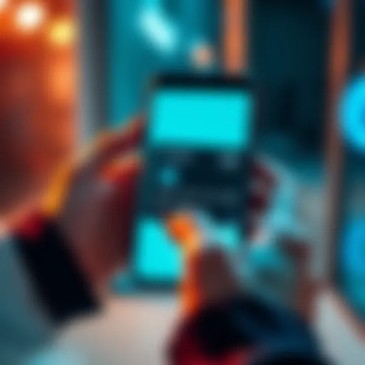 A person holding a smartphone displaying the Stables app alongside a Stables card, symbolizing financial transactions.