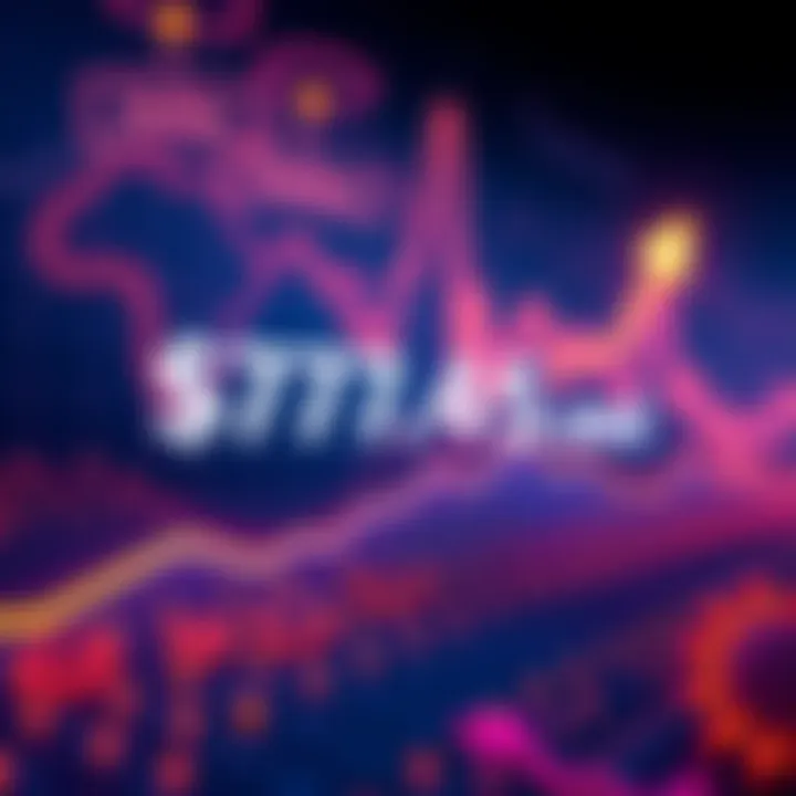 Graph showing Stellar's DeFi Total Value Locked reaching $77.45 million, with an upward trend and smart contract icons