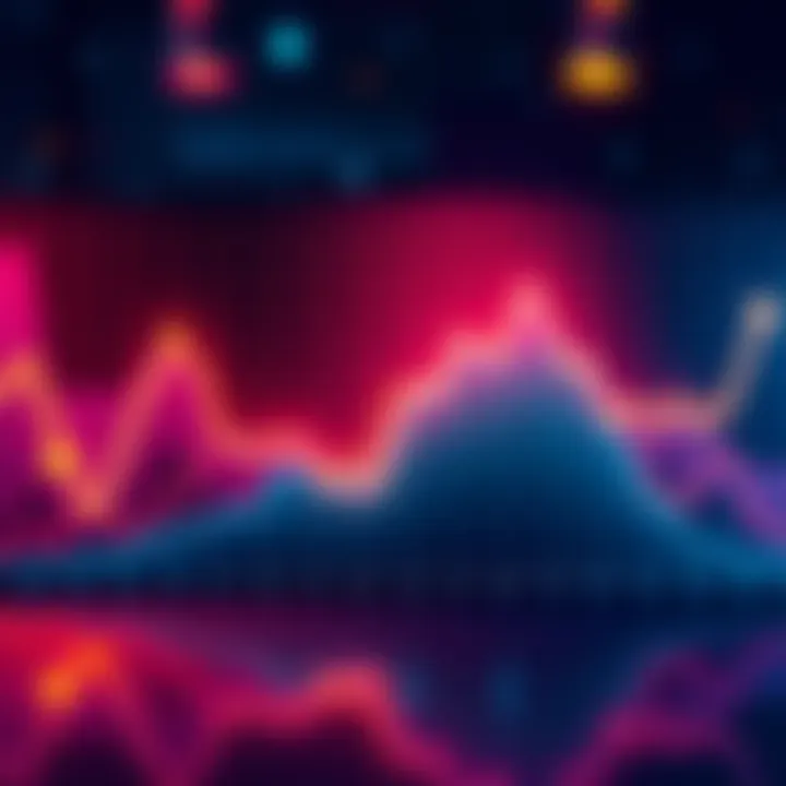 A line chart showing the price trends of Stellar Lumens with an upward trend towards $1 in 2025.