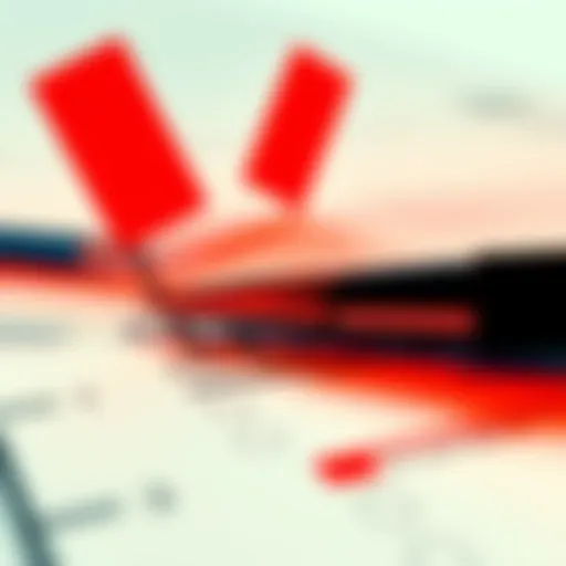 A graphic showing a survey form with red flags highlighting errors and inconsistencies in question design.