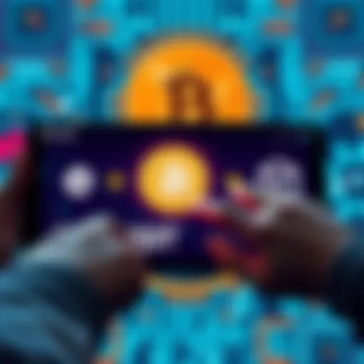 A person using a Ledger wallet to swap Bitcoin for Tether on a digital screen
