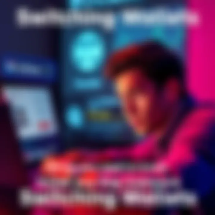 A person worried while looking at a laptop screen showing wallet transfer information, with a visual of a locked Coinbase account in the background.