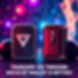 Side-by-side comparison of Tangem and Trezor crypto wallets showing their designs and features