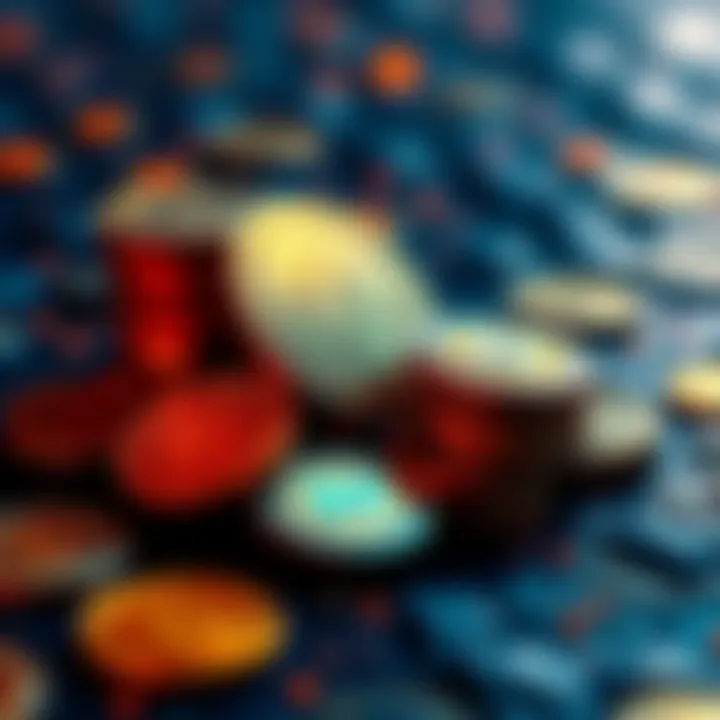 Graphic showing tokens being unstaked and restaked on Moonlet platform with wallet icons