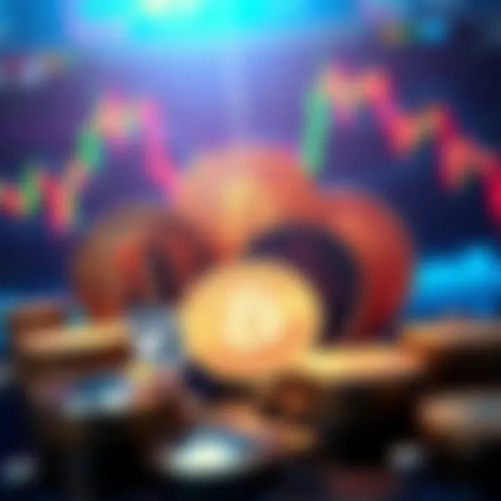 A graphic showing the top five investment coins for a bull run with symbols for SPX6900, HBAR, SUI, TOSHI, and VIRTUALS PROTOCOL against a market background.
