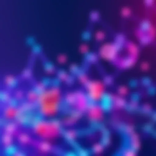 Graphic showing several leading projects in the Polkadot ecosystem with AI elements