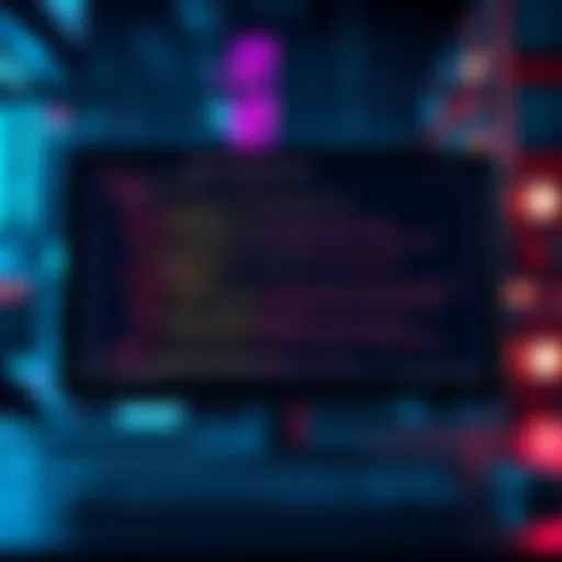 A computer screen displaying a tracking script for monitoring compromised digital wallets amidst rising security concerns.
