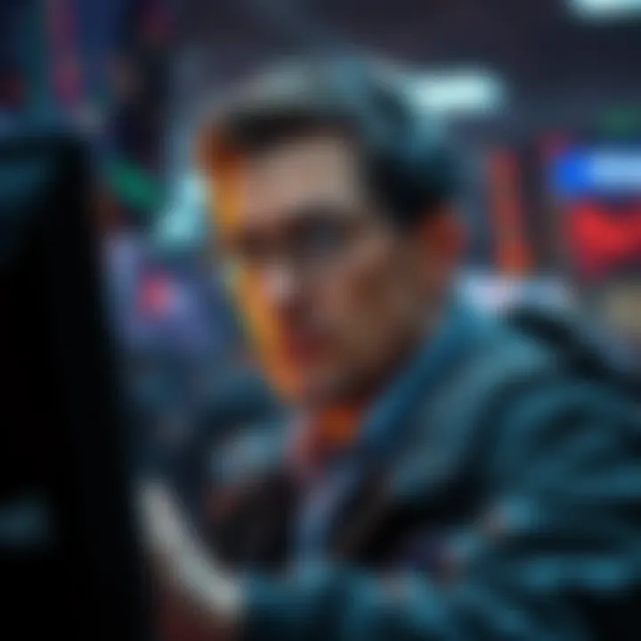 A trader looks concerned while selling TFUEL, reflecting on investment challenges and hoping for future price gains.