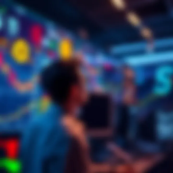A trader looks at a screen displaying Bitcoin prices, reflecting on missed opportunities in meme coins during Bitcoin's surge.