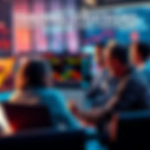 People sharing trading ideas and strategies in an online forum