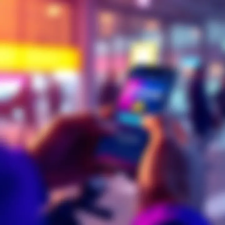 A person checking their smartphone showing a crypto wallet app and Coinbase interface