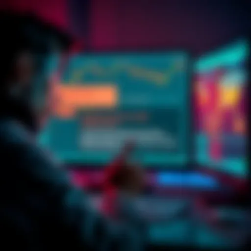 Frustrated person looking at a computer screen showing error messages while trying to buy or sell on Uphold