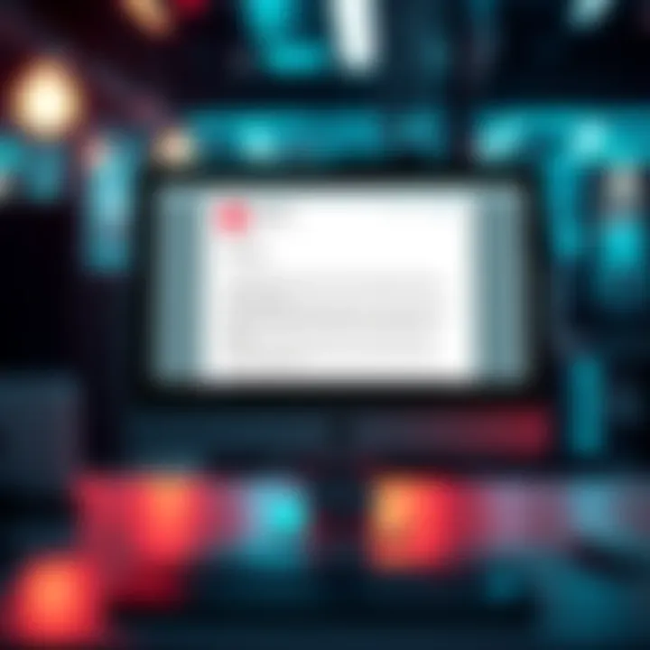 A computer screen displaying an urgent email from Gemini Gianna needing a quick response.