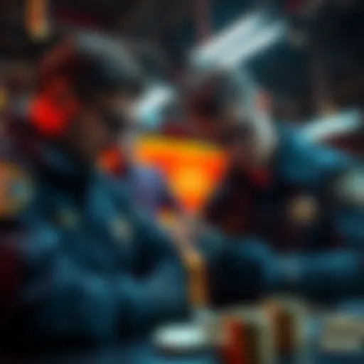 U.S. Secret Service agents counting recovered cryptocurrency linked to crimes
