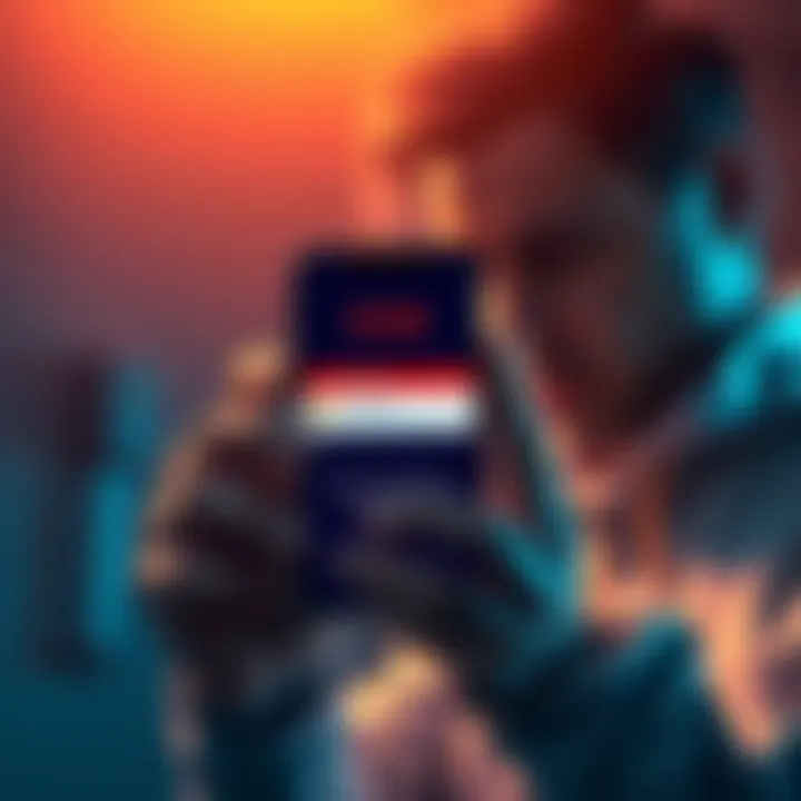 Person looking worried while holding a smartphone, showing a seed phrase input screen on a suspicious website