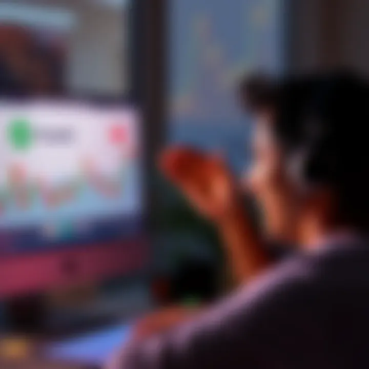 A person showing frustration while looking at a computer screen with Changelly interface, indicating delays in cryptocurrency transaction