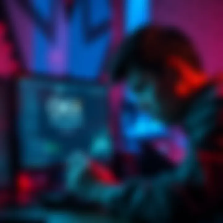 A frustrated user looking at a computer screen displaying the OKX platform's error message about locked funds.