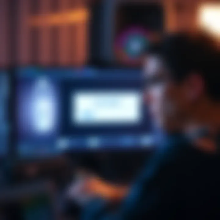 Person looking frustrated at a computer screen showing account lockout message due to firmware issues