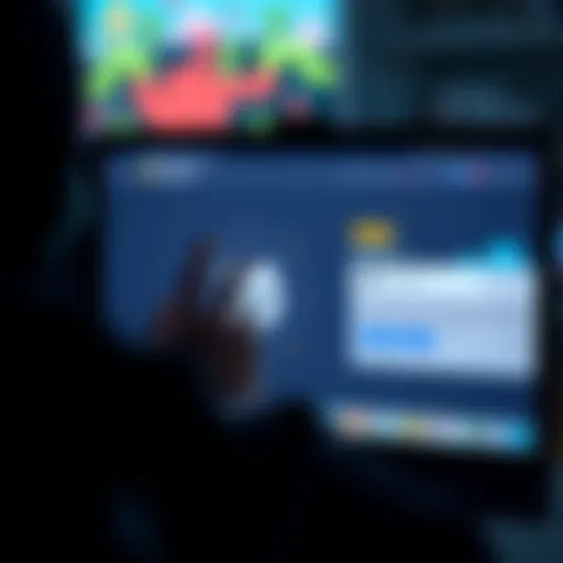 A person looking for assistance on a computer screen showing Minswap Discord server interface