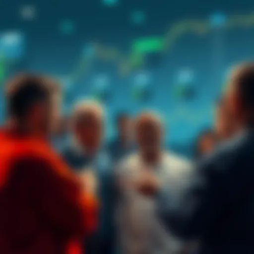 A group of people expressing concerns about dividend stock tracking on a platform interface.