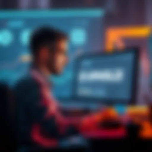 A worried person looking at a computer screen displaying withdrawal issues on Uphold exchange