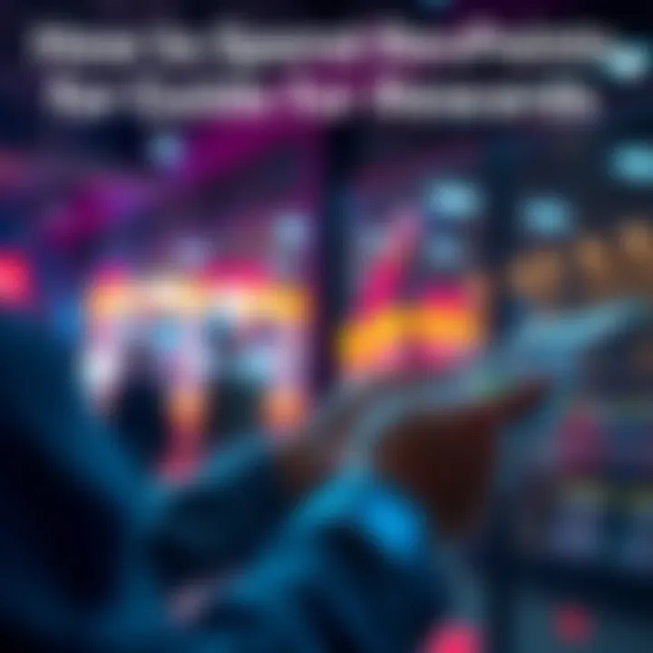 A person browsing on a mobile app to redeem RevPoints for gift cards and other rewards.