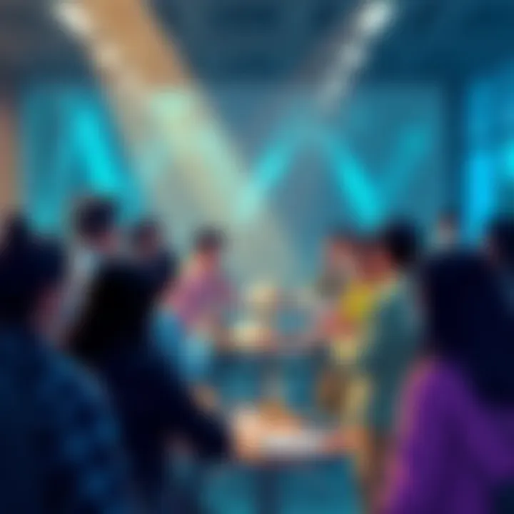 People actively engaging in a discussion about Vechain updates and developments