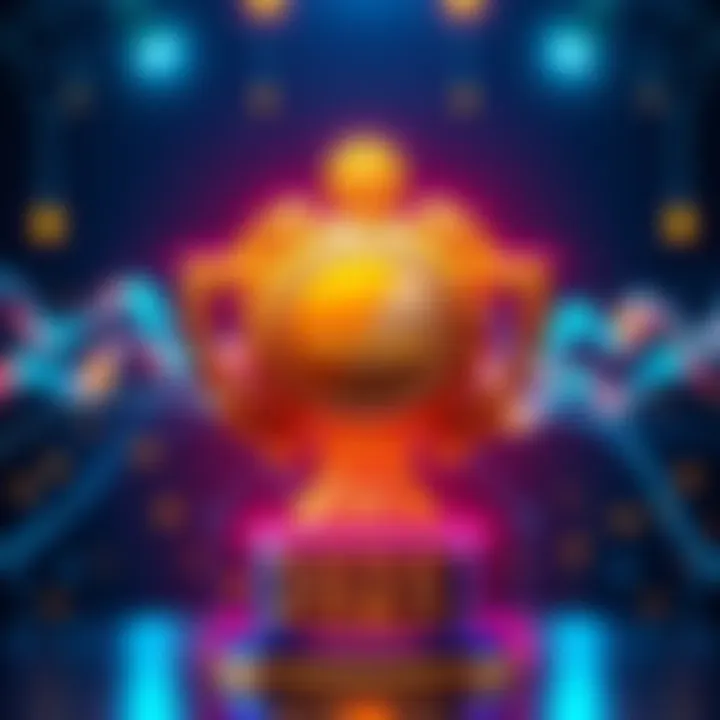 VeChain receives an award for Best Blockchain Project 2025, showcasing its real-world dApp contributions with a trophy and blockchain symbols.