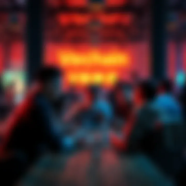 A group of people engaging in a Vechain discussion, sharing ideas and resources related to blockchain technology.
