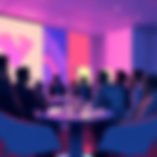 A group of people engaging in a discussion about Vechain and blockchain technology in a forum setting.