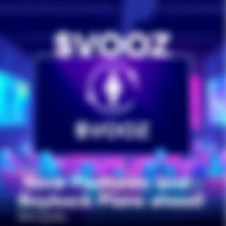 Illustration showing $VOOZ logo with gender and location icons, highlighting new hangout feature