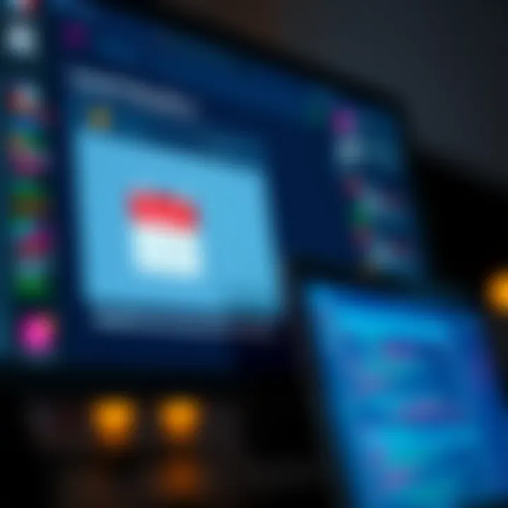 A close-up of a computer screen showing a deadline notification for wallet users with a calendar and an alert symbol, highlighting unresolved website issues in the background.