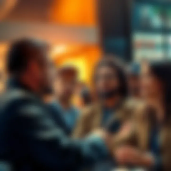A group of people discussing and seeking help for extending the wallet closure for token transfers, showing expressions of concern and urgency.