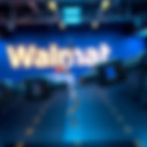 A visual representation of Walmart and IBM logos with a broken blockchain chain link, indicating the failure of their supply chain project.