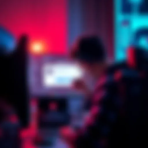 A frustrated person looking at their computer screen displaying a withdrawal error from Bitomo.io