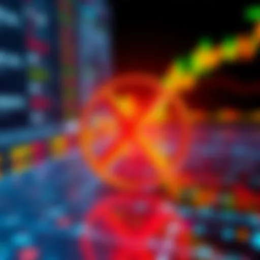 Illustration of the XRP symbol on a digital background representing cryptocurrency market.