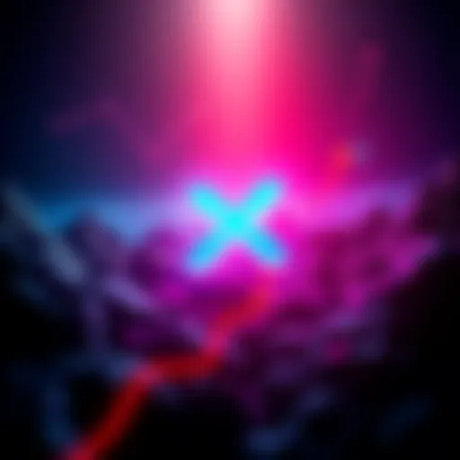 Graphic showing XRP logo with arrows indicating upward growth, symbolizing financial success and global support.