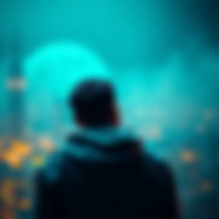 Person contemplating their XRP holdings and market changes