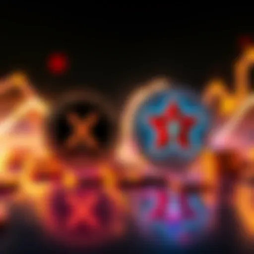 A visual comparison of XRP and RLUS tokens showcasing their unique features and market positions.