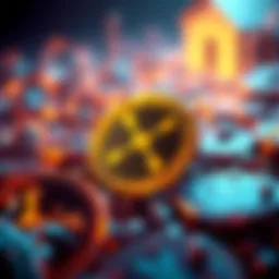 Visual of XRP tokens symbolizing potential financial solutions for U.S. national debt