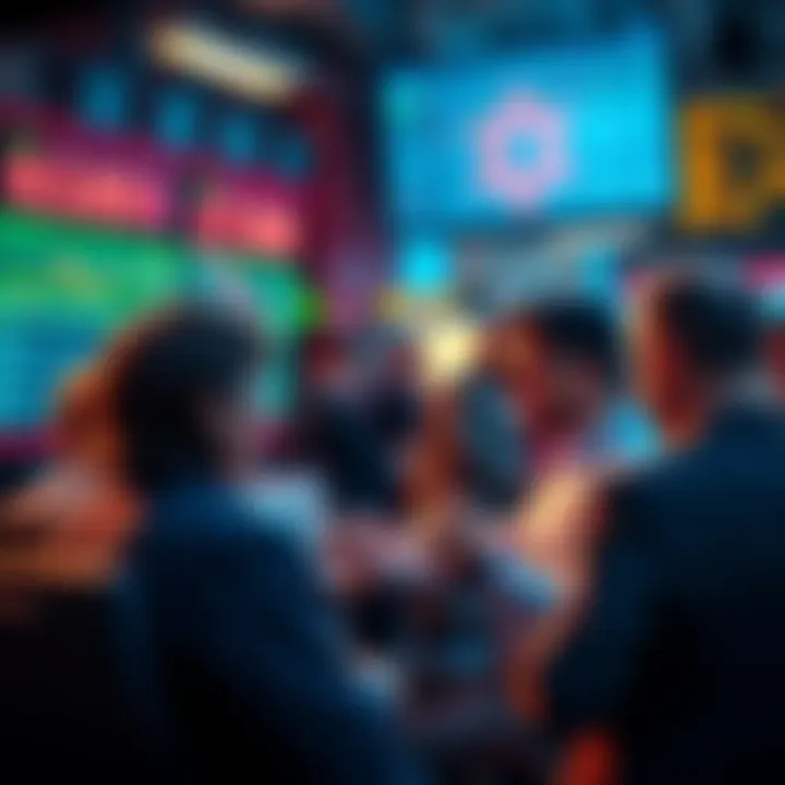 Traders discussing day trading versus holding XRP in a lively forum setting