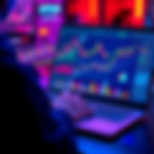 A person analyzing XRP market trends with charts and graphs on a laptop, preparing for upcoming changes in October 2025.
