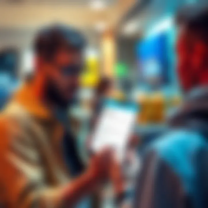 A person checking Zelle emails on a smartphone while discussing with a merchant about Binance P2P transactions.