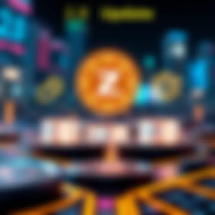 A graphic showing Zilliqa's 2.0 upgrade with icons representing fast transactions and smart contracts.